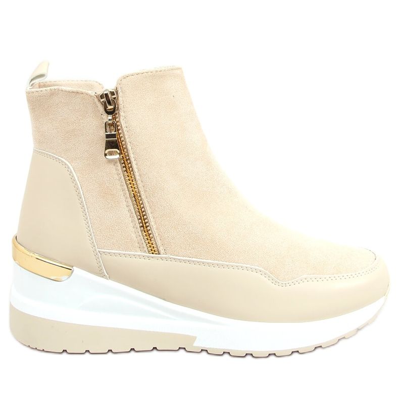 Beige saappaat urheilullisella pohjalla NB511 Beige