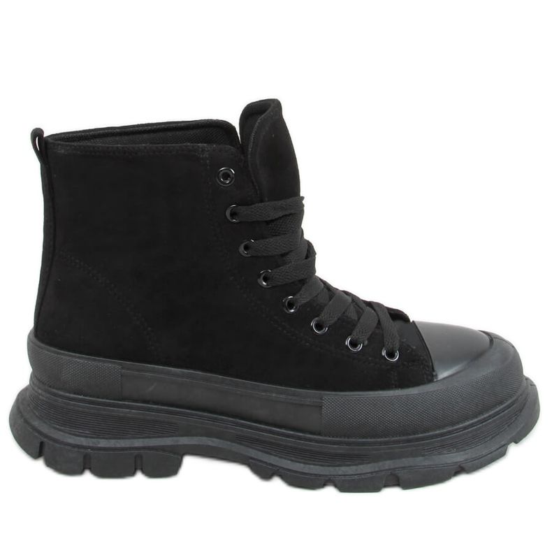 Mustat naisten nilkkurit 85-730 Musta