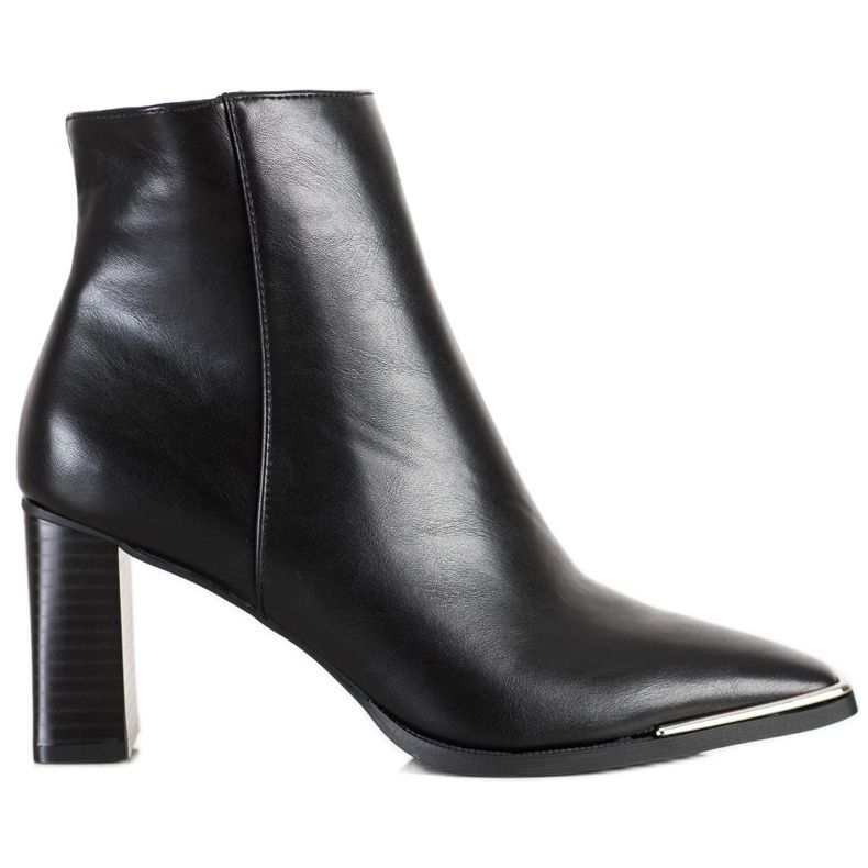 Seastar Tyylikkäät saappaat pylväässä musta