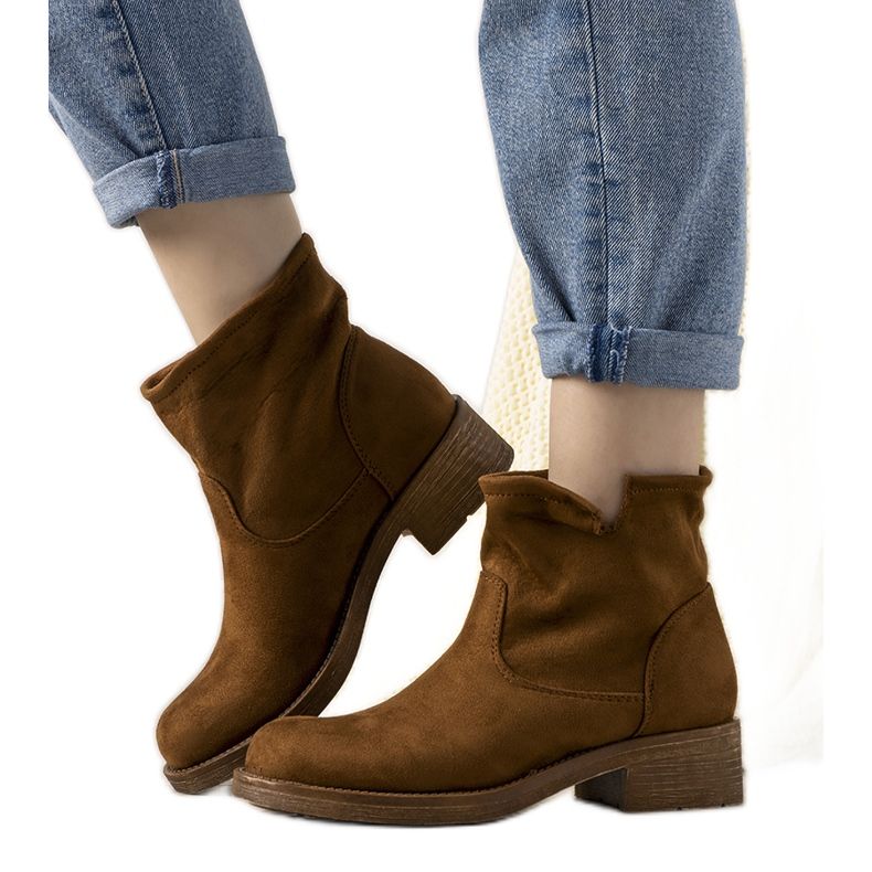 Roquelina ruskeat naisten liukukengät