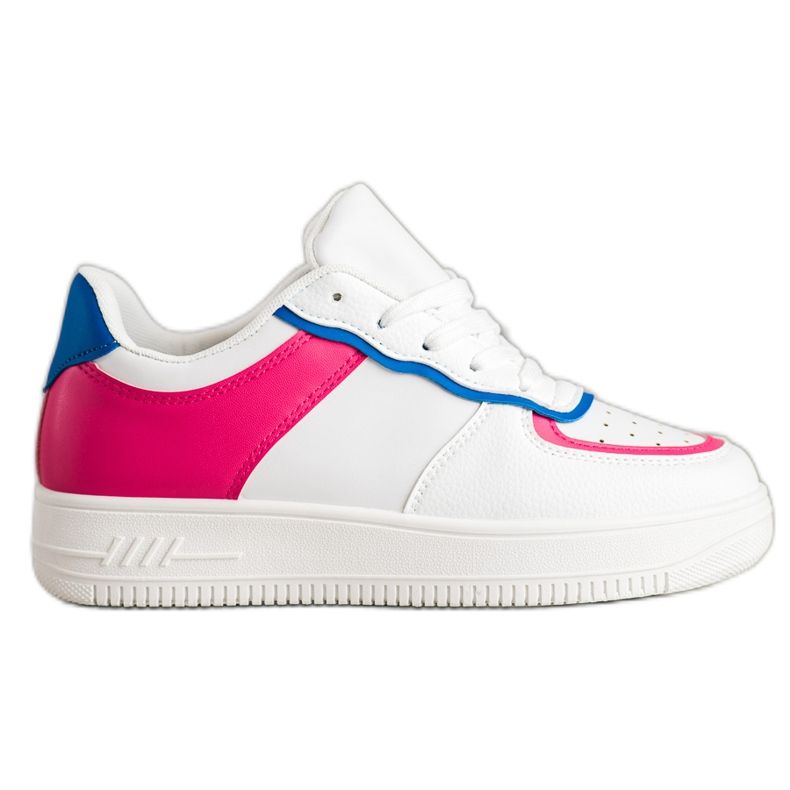 SHELOVET Muodikkaat urheilukengät valkoinen