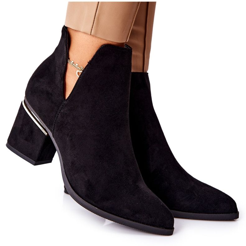 PS1 Naisten mokkanahkaiset leikkaukset Black Noel musta