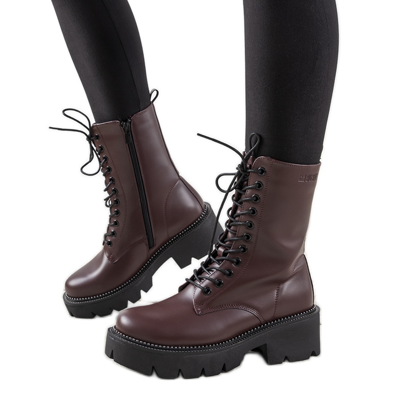 Maroon High Big Star saappaat naisille Ochoa claret