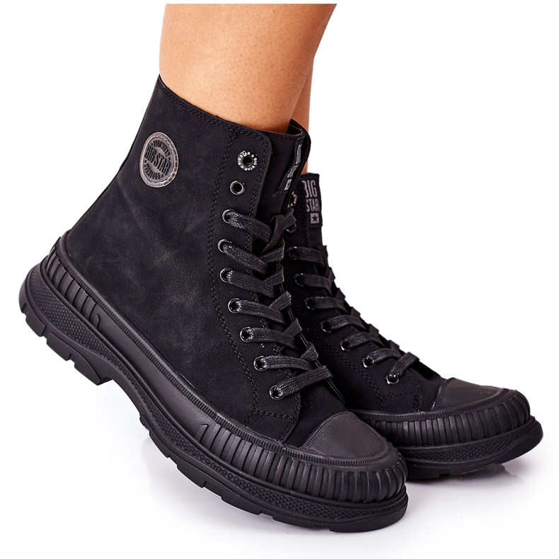 Naisten vaelluskengät Big Star II274351 Musta