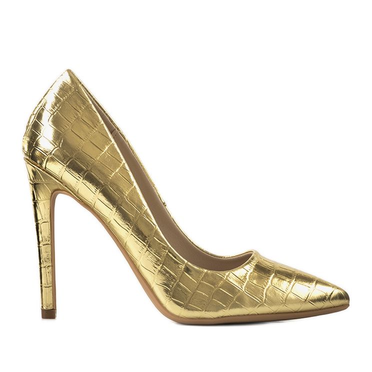 Kultaiset pumput Thrower -stiletto -kantapäässä kultainen