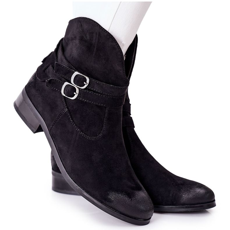 Vinceza Naisten Mokkanahkaiset lämpimät saappaat Musta Castlerock