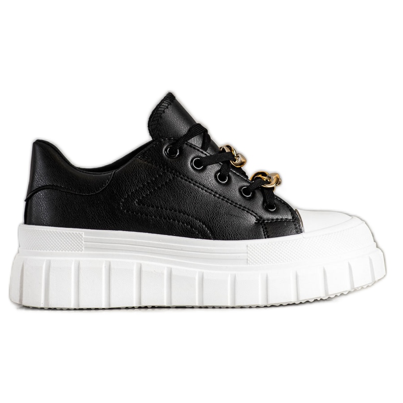 SHELOVET Lenkkarit muotiketjulla musta