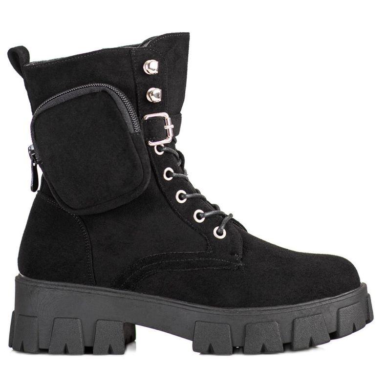 Mokkanahkaiset VINCEZA -tasku musta