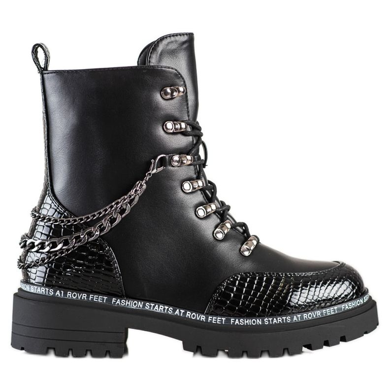 S. BARSKI S. Bararskin työntekijät ketjulla musta