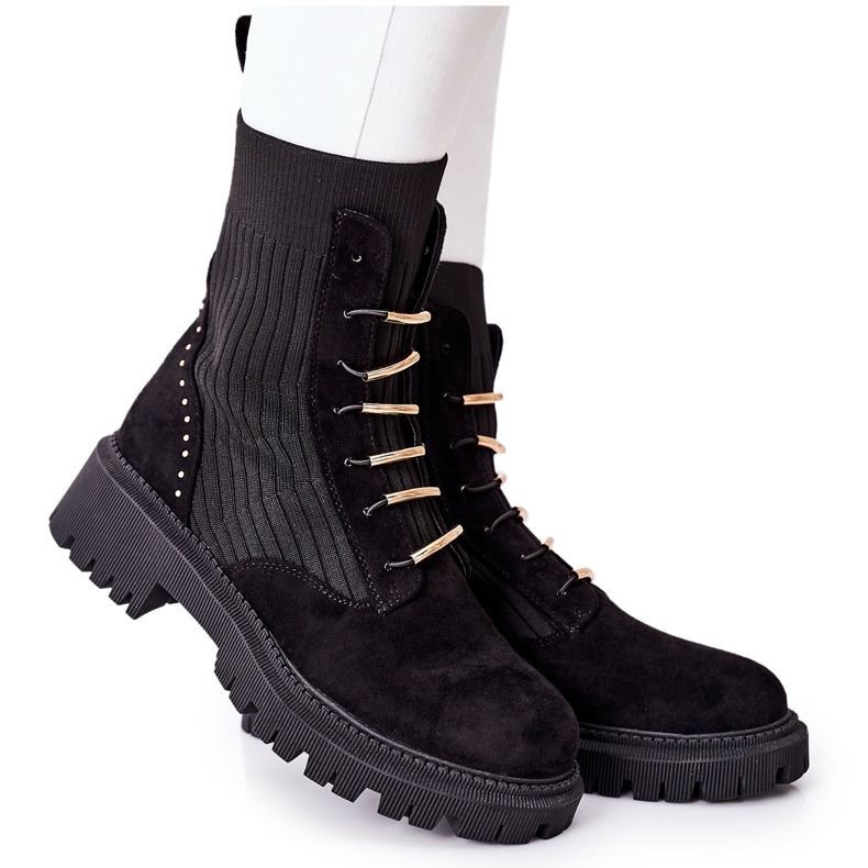 PM1 Naisten Saappaat Työntekijät Slip Black Maxine musta