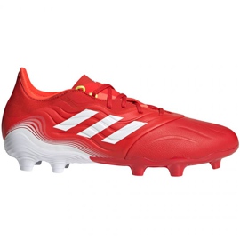 Adidas Copa Sense.2 Fg M FY6177 jalkapallokengät punainen appelsiinit ja punaiset