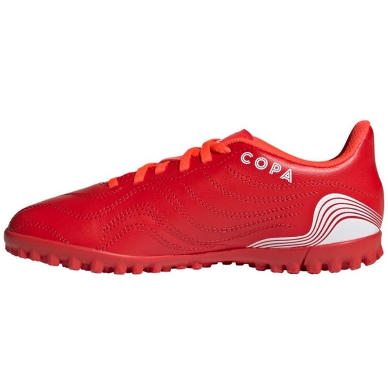 Adidas Copa Sense.4 Tf Jr FY6166 jalkapallokengät punainen punainen
