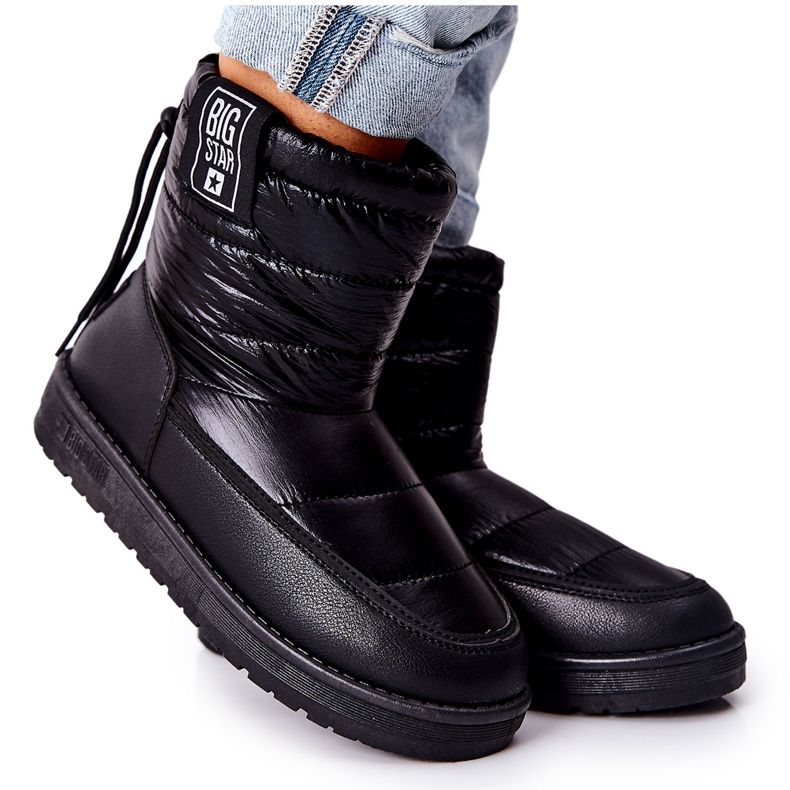 Naisten lumikengät Big Star II274120 Musta