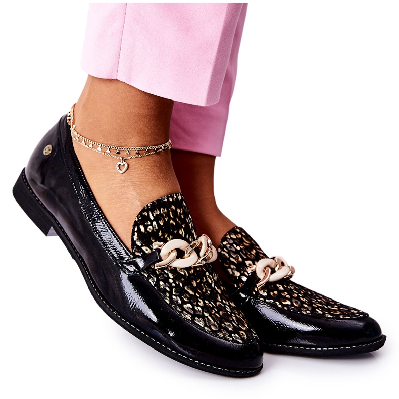 Naisten Brogues Maciejka Lakatut Loaferit Musta 4099B-01 / 00-1