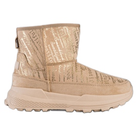 SHELOVET Lämmin Mukluki lavalla beige