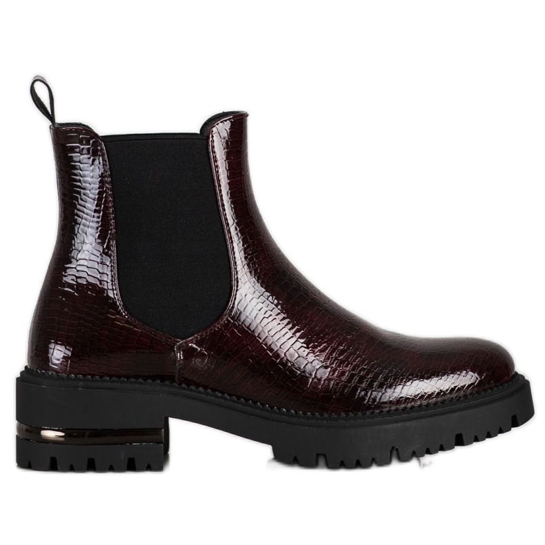 Sergio Leone Chelsea -kengät punainen monivärinen