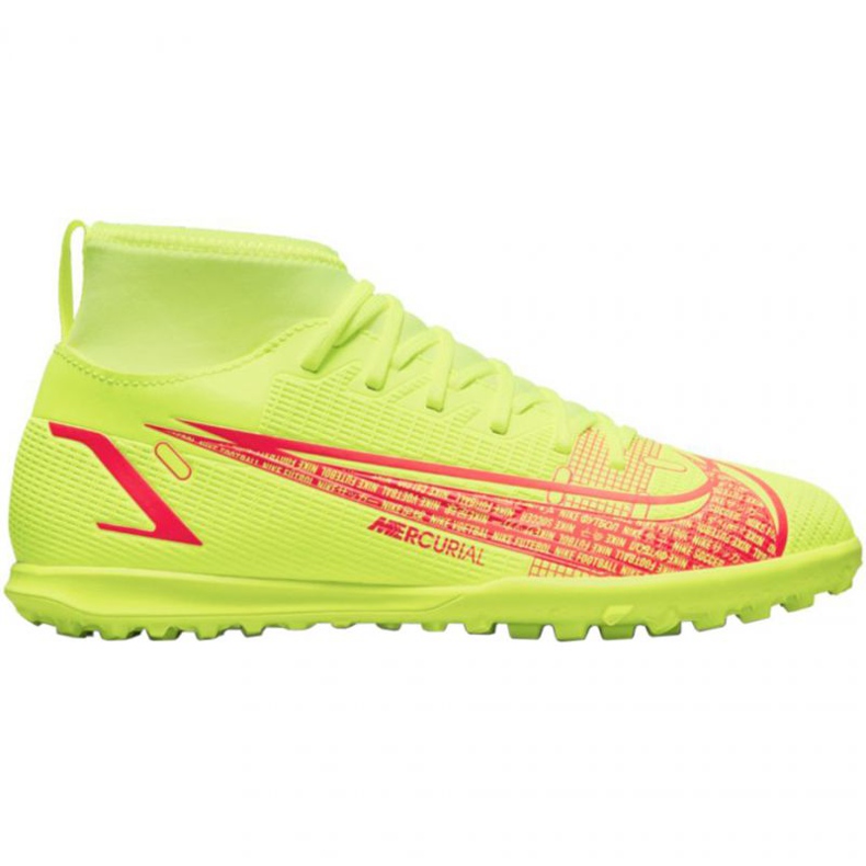 Nike Mercurial Superfly 8 Club Tf Jr CV0795760 jalkapallokengät keltainen keltaiset