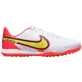 Nike Tiempo Legend 9 Academy Tf Jr DA1328 176 jalkapallokengät valkoinen valkoinen