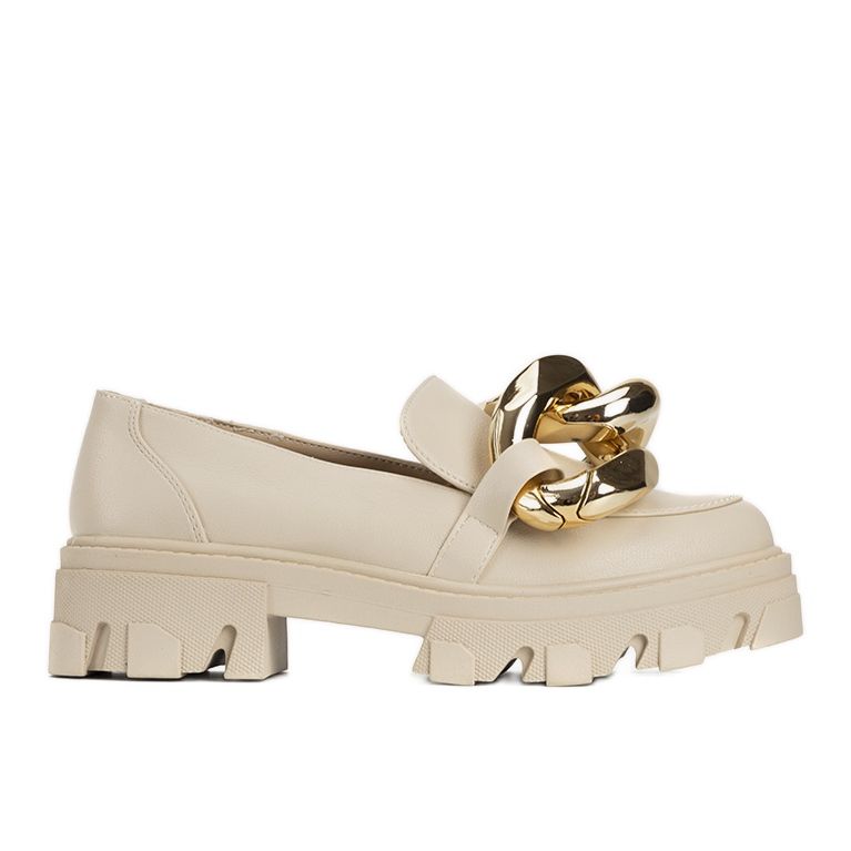 Beige -leivänpaahtimet paksulla Larisa -ketjulla