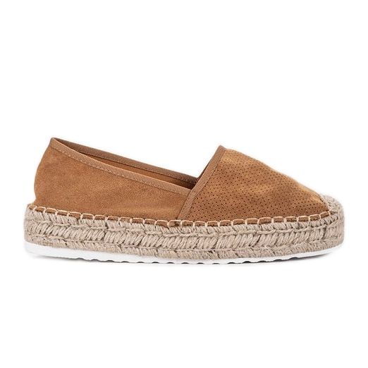 Kamelin espadrillit rouva Nickin lavalla beige ruskea