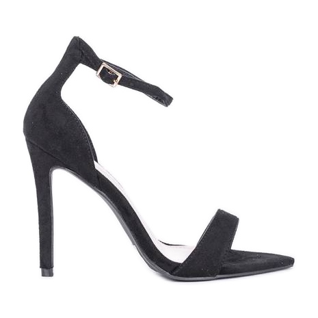 Mollyn mustat sandaalit tikkikorolla