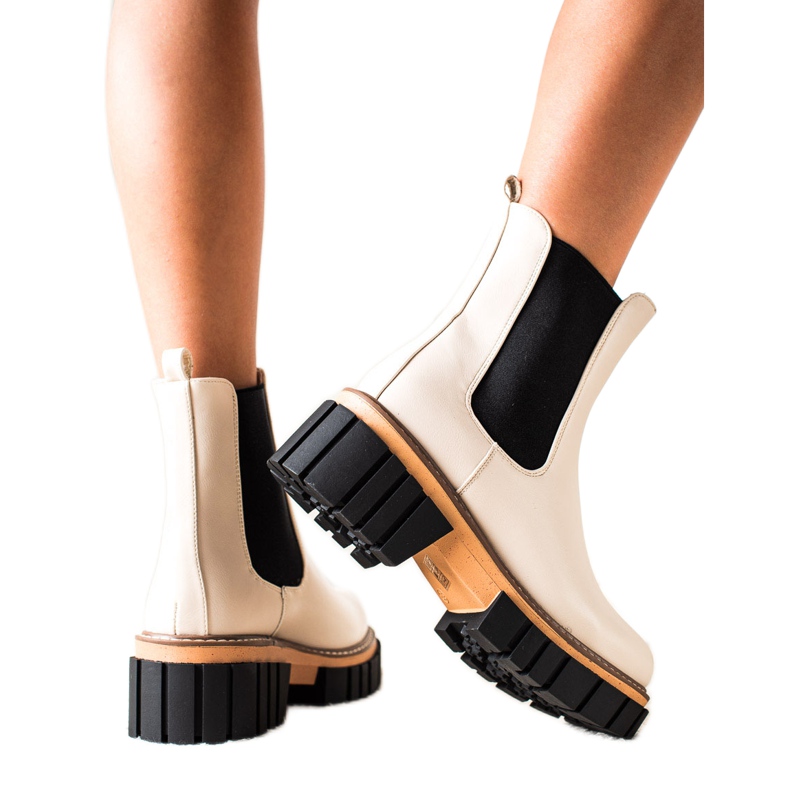 Seastar Chelsean saappaat muotialustalla beige musta