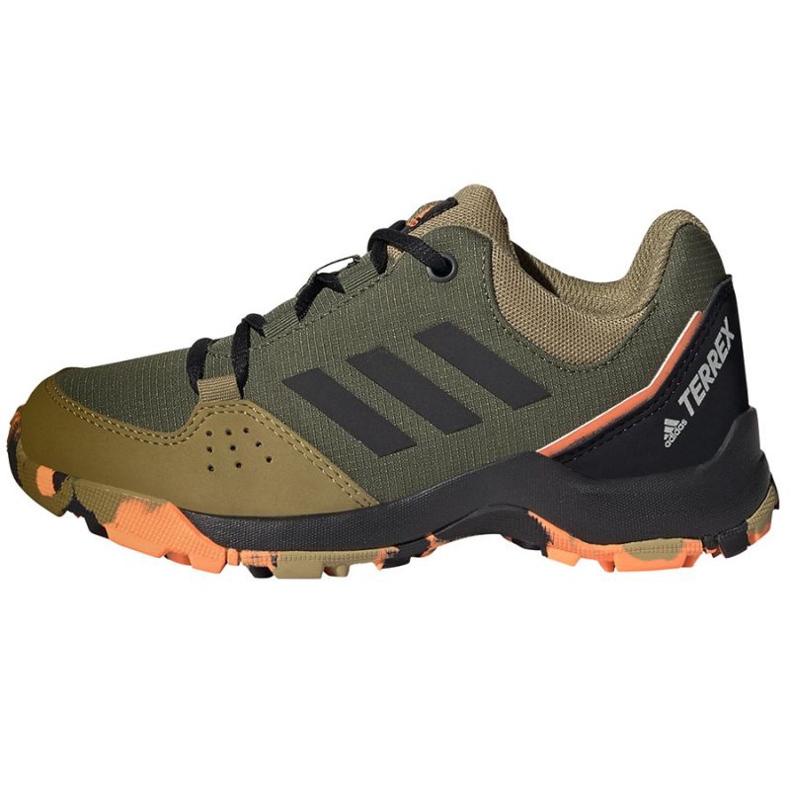 Adidas Terrex Hyperhiker Low K Jr FX4191 kengät musta vihreä