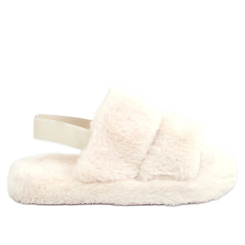 Kermanväriset naisten tossut N-92 Beige ekru