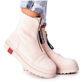 PS1 Naisten saappaat Platform Beige Charlee