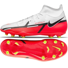 Nike Phantom GT2 Club Dynamic Fit FG / MG M DC0819 167 jalkapallokengät keltainen, valkoinen, monivärinen valkoinen