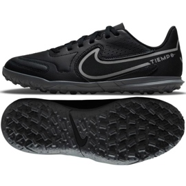 Nike Tiempo Legend 9 Club Tf Jr DA1334 004 jalkapallokengät musta musta