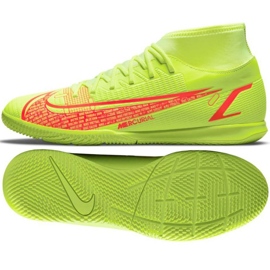 Nike Mercurial Superfly 8 Club Ic M CV0954 760 jalkapallokengät vihreä keltainen keltaiset