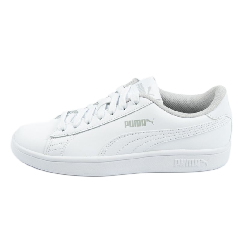 Puma Smash V2 Jr 365170 02 valkoinen sininen