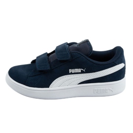 Puma Smash v2 Jr 365177 02 musta laivastonsininen