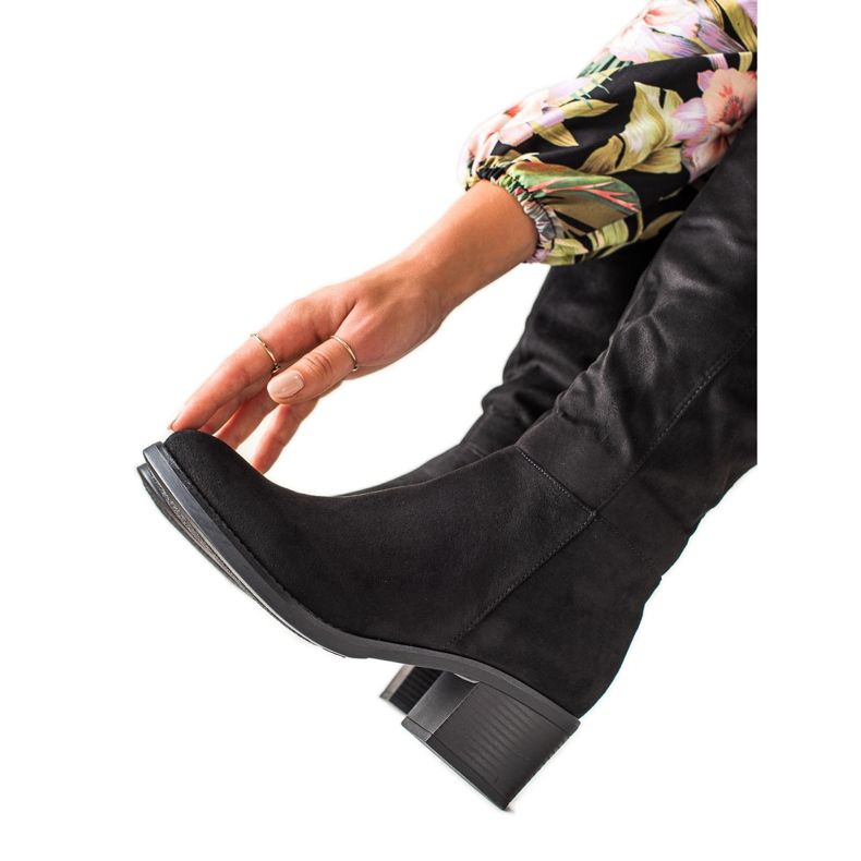 Mustat VINCEZA -saappaat