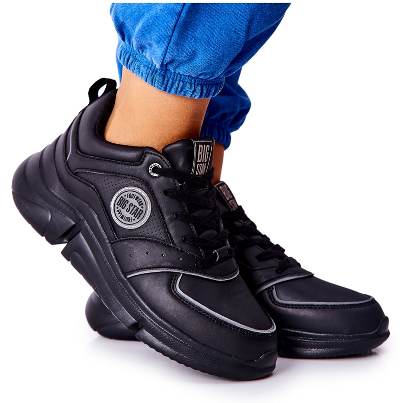 Urheilukengät Big Star II274313 mustalla alustalla