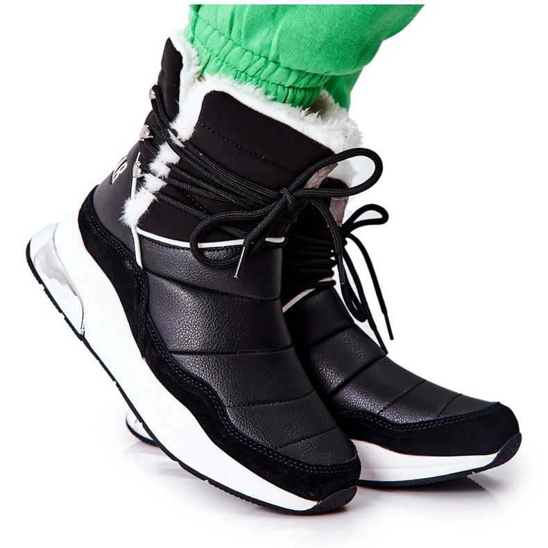 Solmitut lumisaappaat Big Star II274279 musta