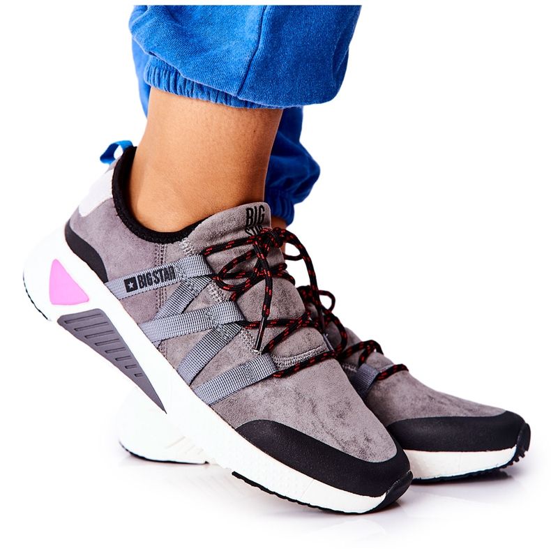 Urheilukengät Memory Foam Big Star II274306 Harmaa