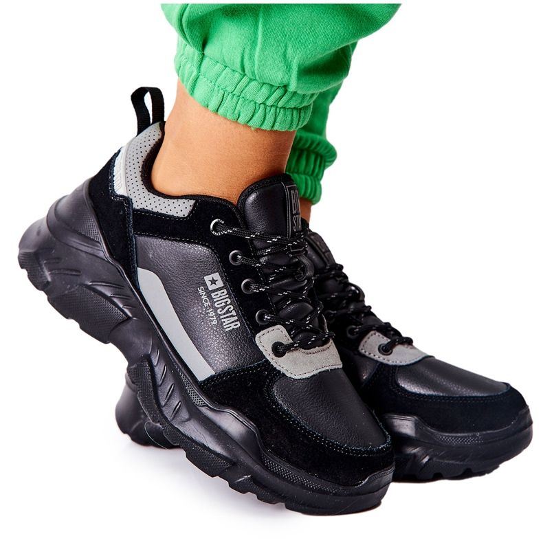 Urheilukengät Tennarit Big Star II274285 Musta