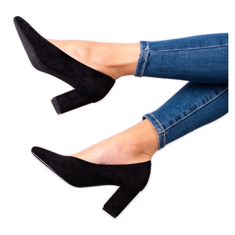 VINCEZA mokkapumput musta