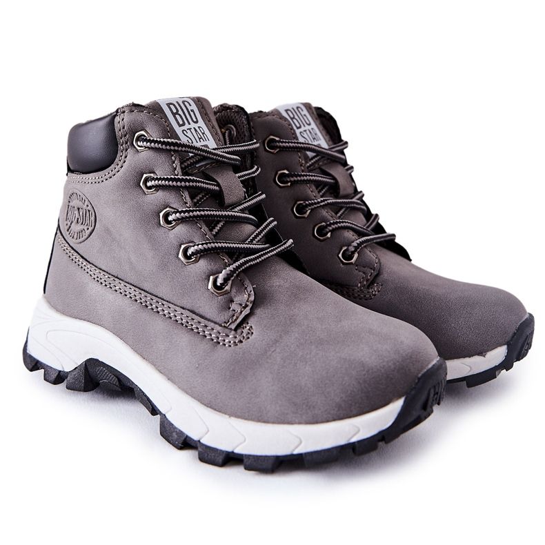 Lasten vaelluskengät Big Star II374102 Harmaa