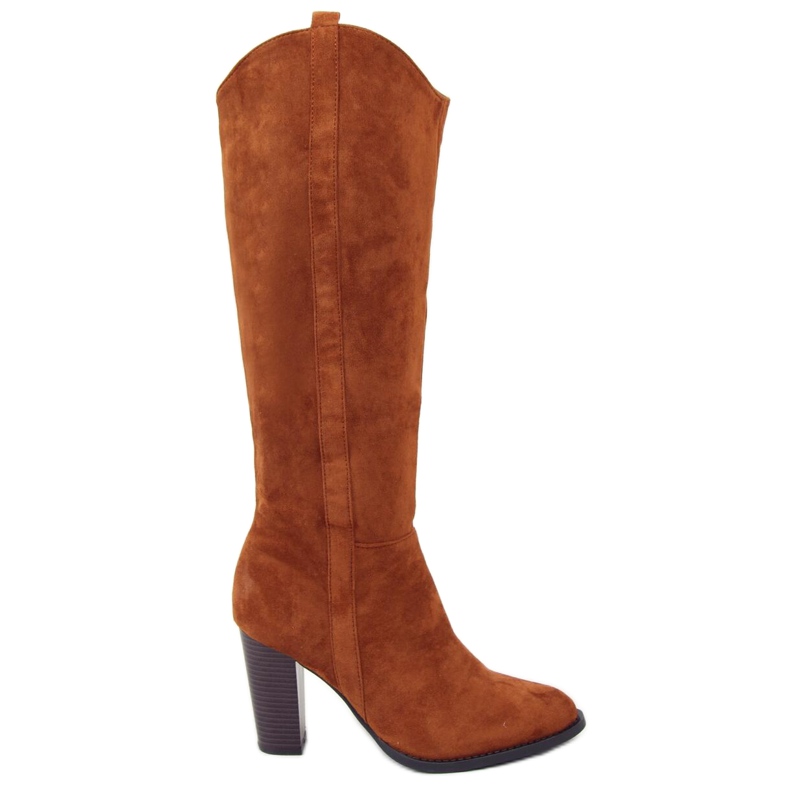 Klassiset saappaat post camel UK07P Camel ruskea