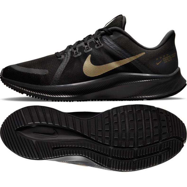 Nike Quest 4 M DA1105 010 juoksukenkä musta