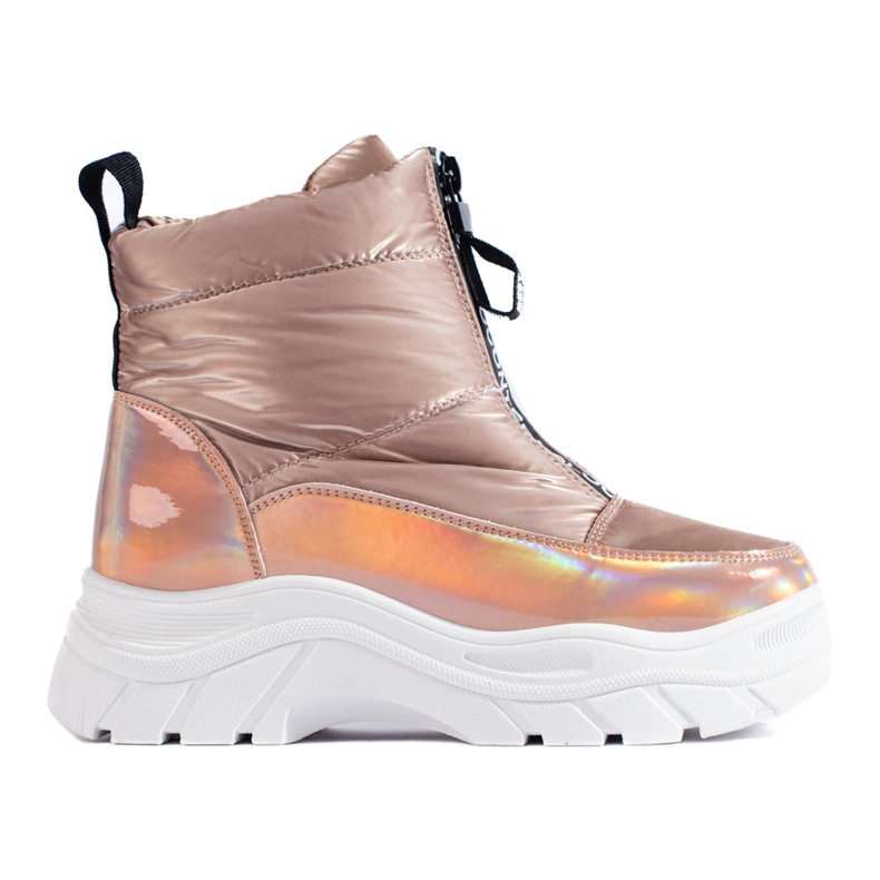 Lumisaappaat VINCEZA -alustalla kultainen