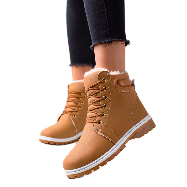 TRENDI Kamelinpyyhkeet lämpenemisellä ruskea