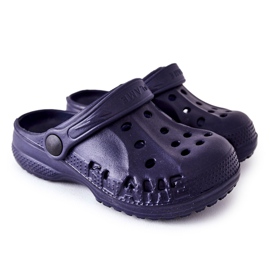 Flameshoes Lasten kengät Tossut Navy Blue Crocs tummansininen