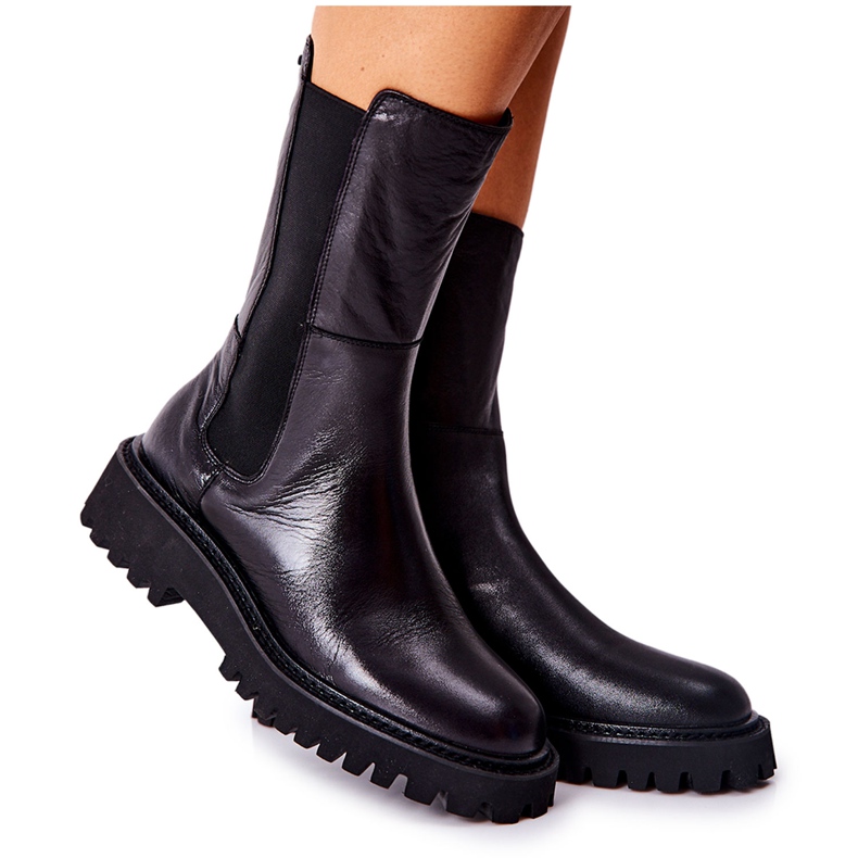 Korkea saappaat Jodhpur Big Star II274416 musta