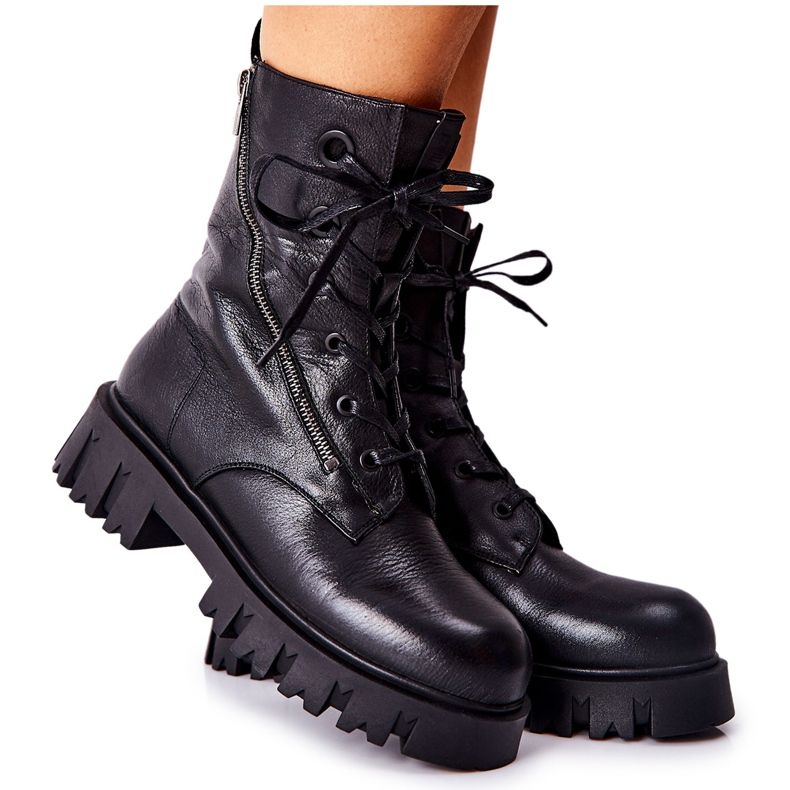 Nahka High Workers Big Star II274429 Musta