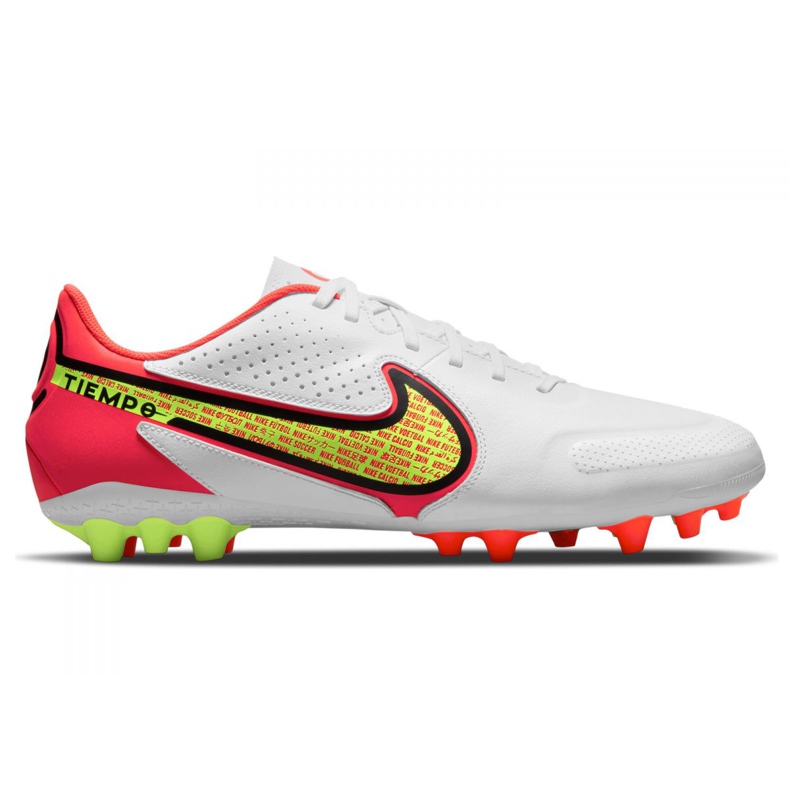 Nike Tiempo Legend 9 Academy Ag M DB0627-176 jalkapallokengät valkoinen, valkoinen, monivärinen valkoinen