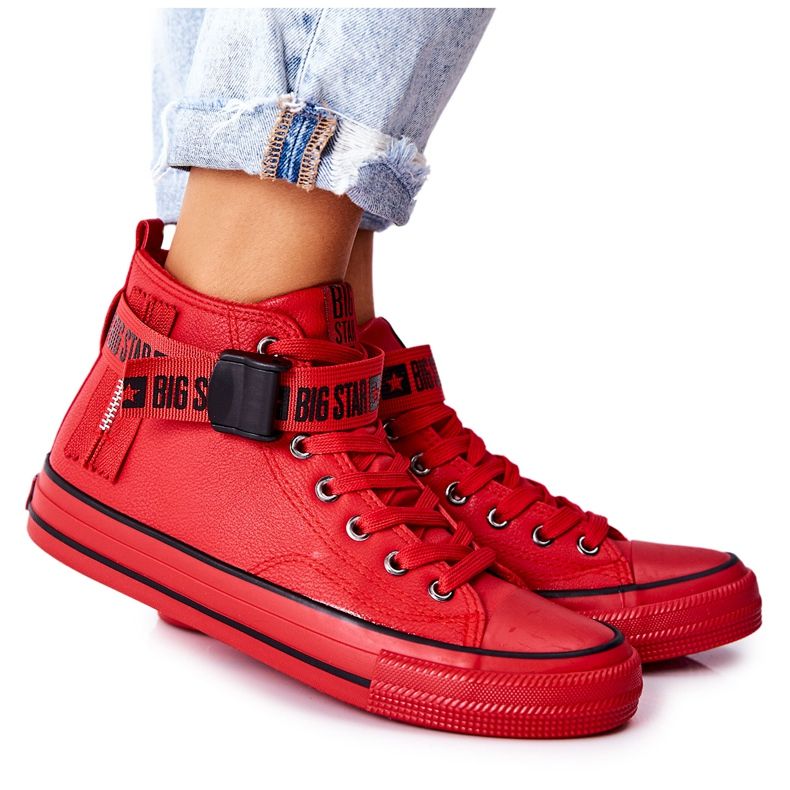 Korkeaeristetyt lenkkarit Big Star GG274028 Punainen